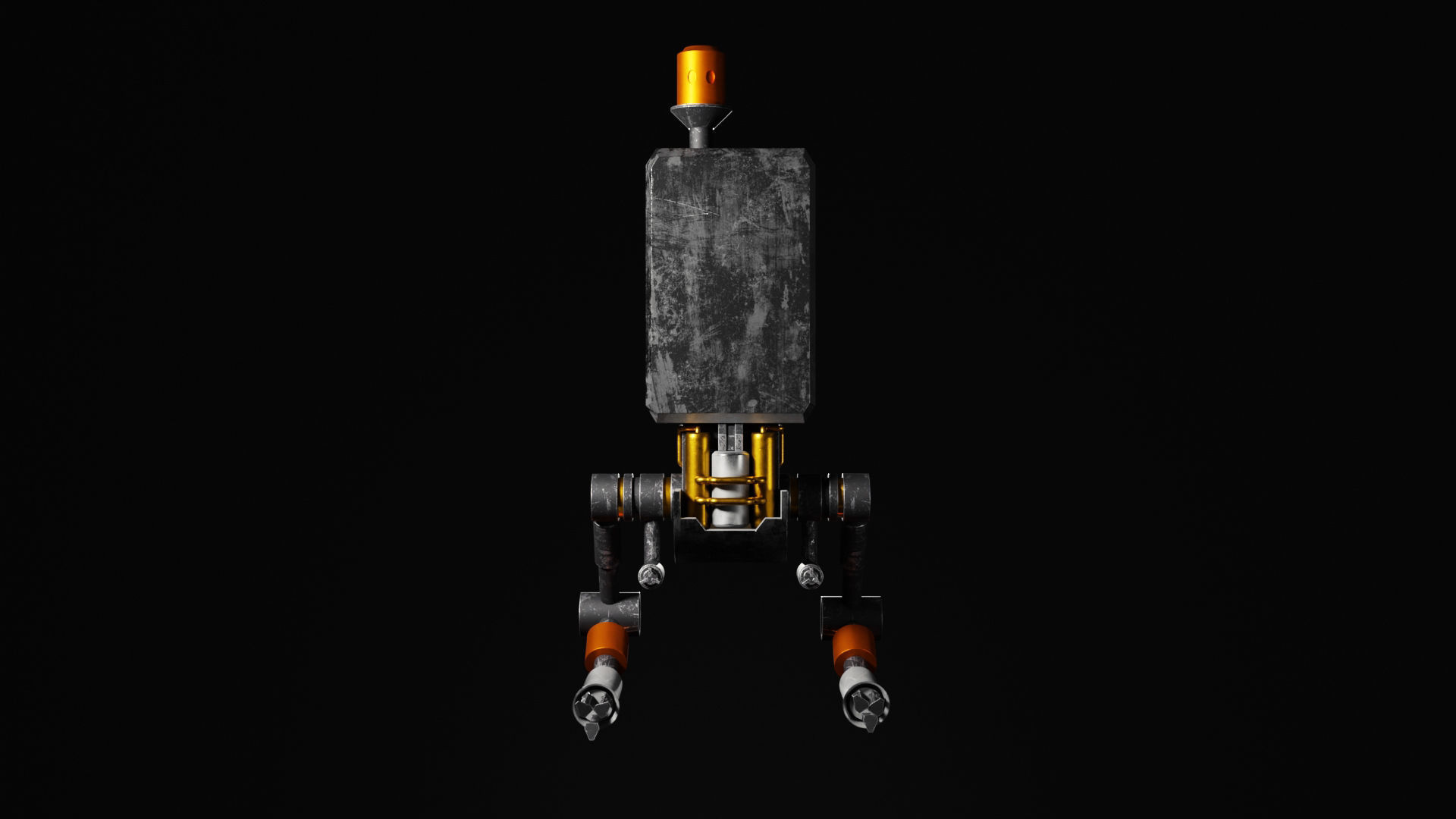 Sci-Fi Drone By Nikdox Low-poly 3D model_6