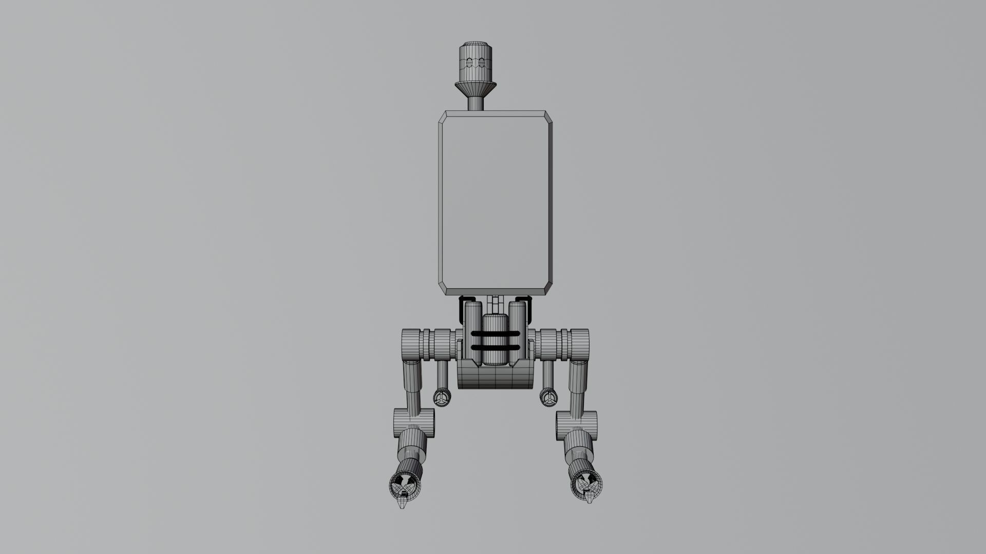 Sci-Fi Drone By Nikdox Low-poly 3D model_20