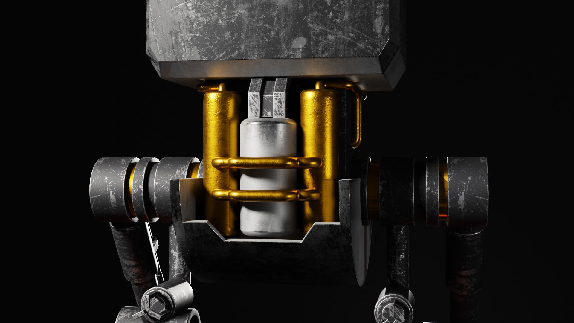 Sci-Fi Drone By Nikdox Low-poly 3D model_8