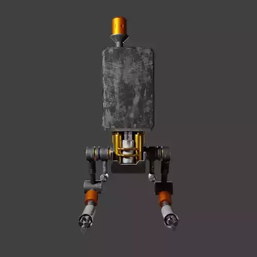 Sci-Fi Drone By Nikdox Low-poly 3D model Sci-Fi Drone By Nikdox Low-poly 3D model