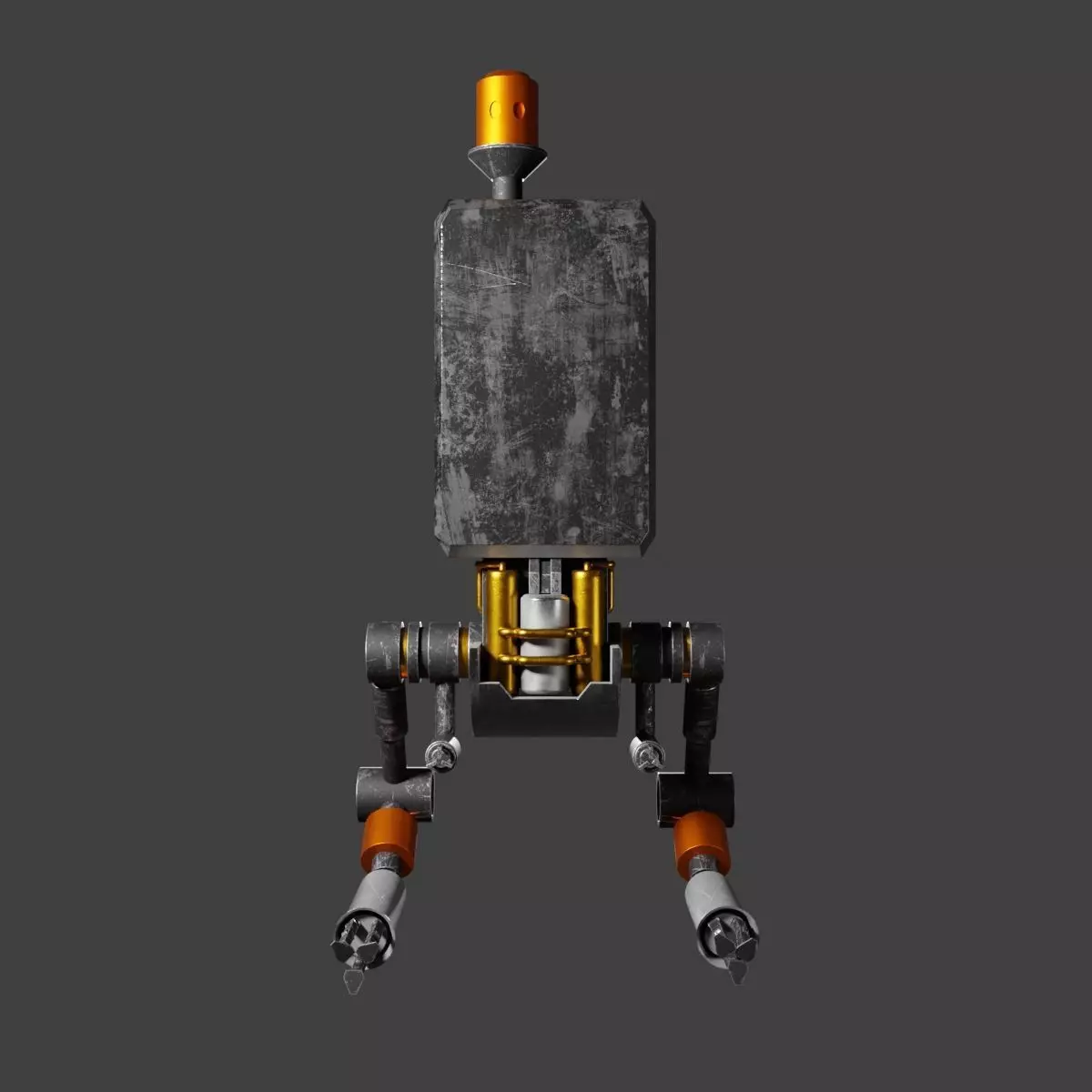 Sci-Fi Drone By Nikdox Low-poly 3D model_0