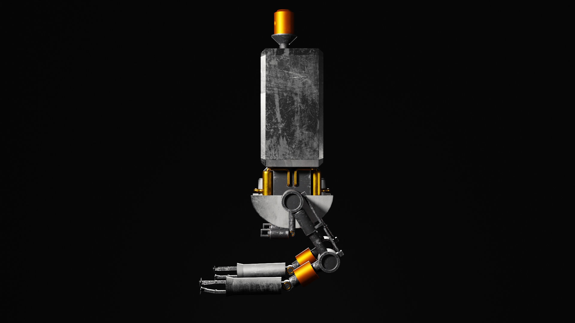 Sci-Fi Drone By Nikdox Low-poly 3D model_4