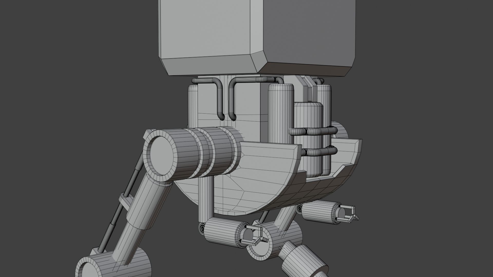 Sci-Fi Drone By Nikdox Low-poly 3D model_23