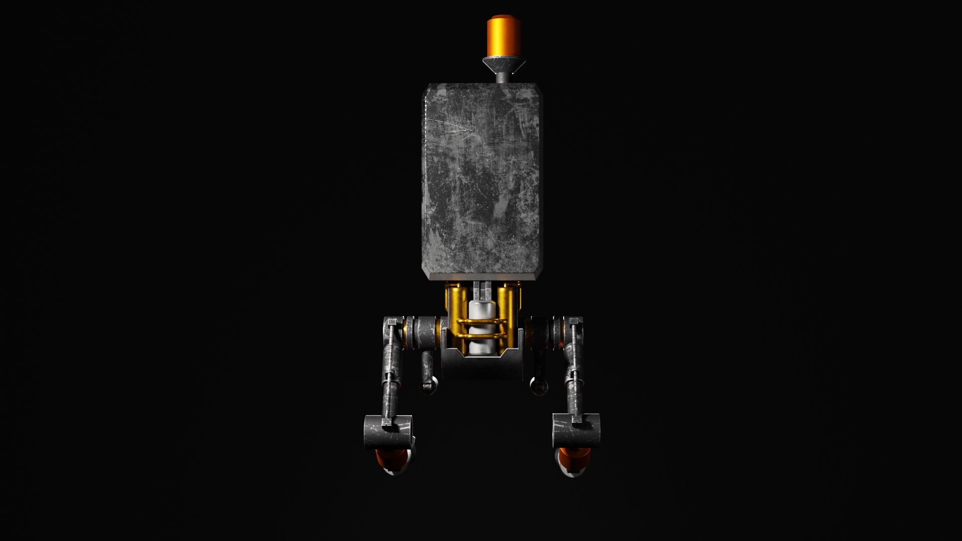 Sci-Fi Drone By Nikdox Low-poly 3D model_14