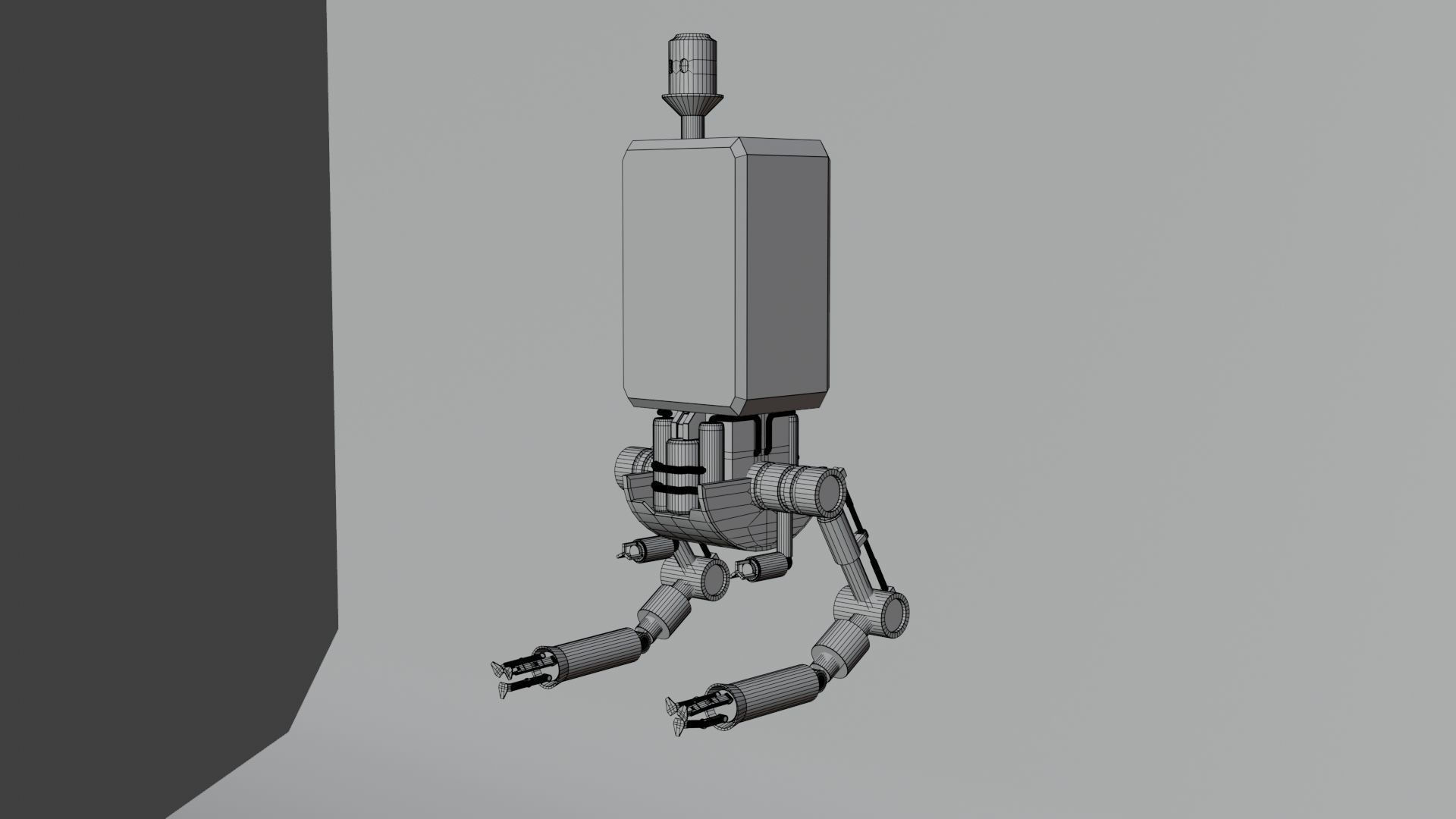 Sci-Fi Drone By Nikdox Low-poly 3D model_17