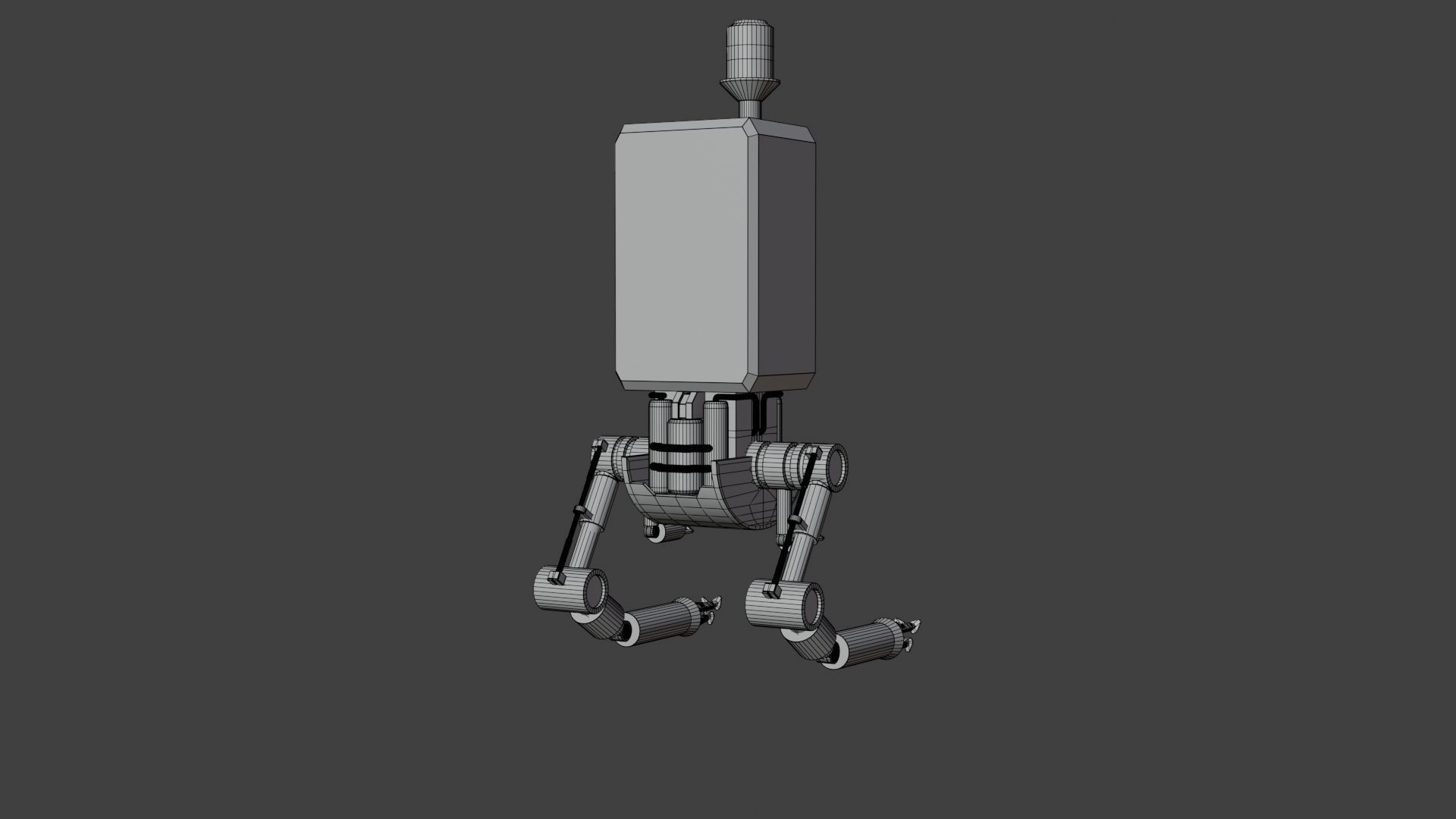 Sci-Fi Drone By Nikdox Low-poly 3D model_16