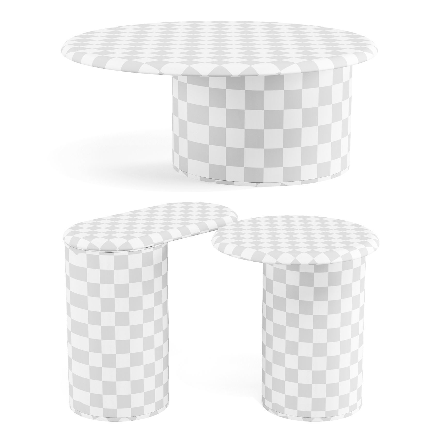 Marac Elliot - Coffee and Side Tables 3D model_3
