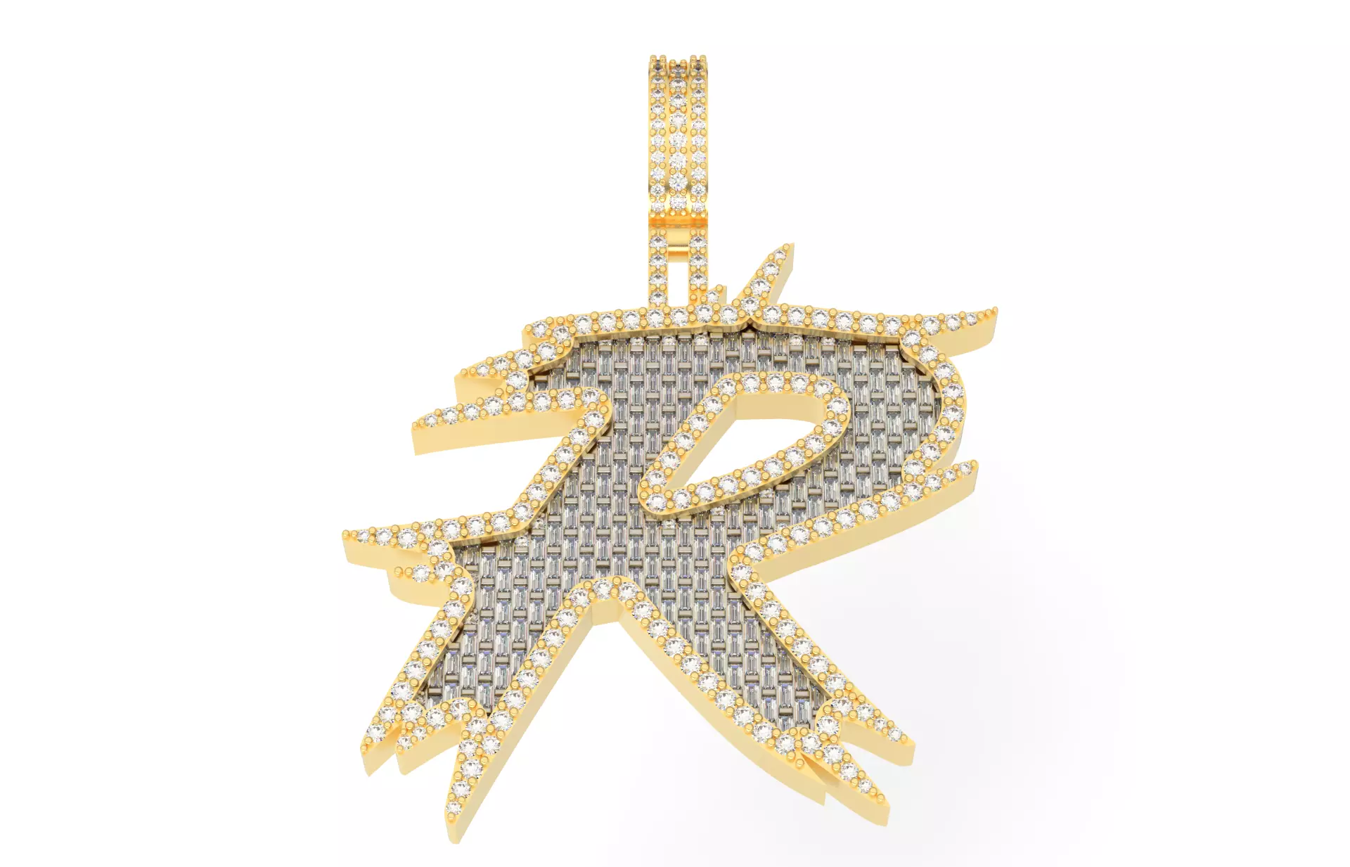 R with baguetes 3D print model_0