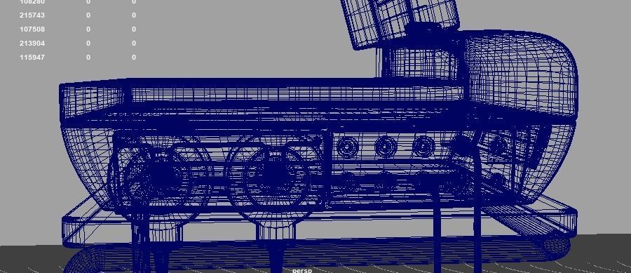 Fetal Monitor 3D model_4