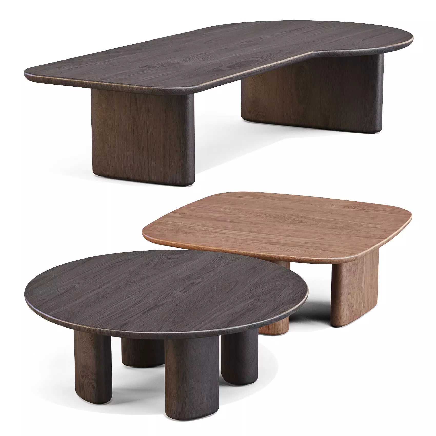 Grado Design Pebble - Coffee Tables 3D model_0