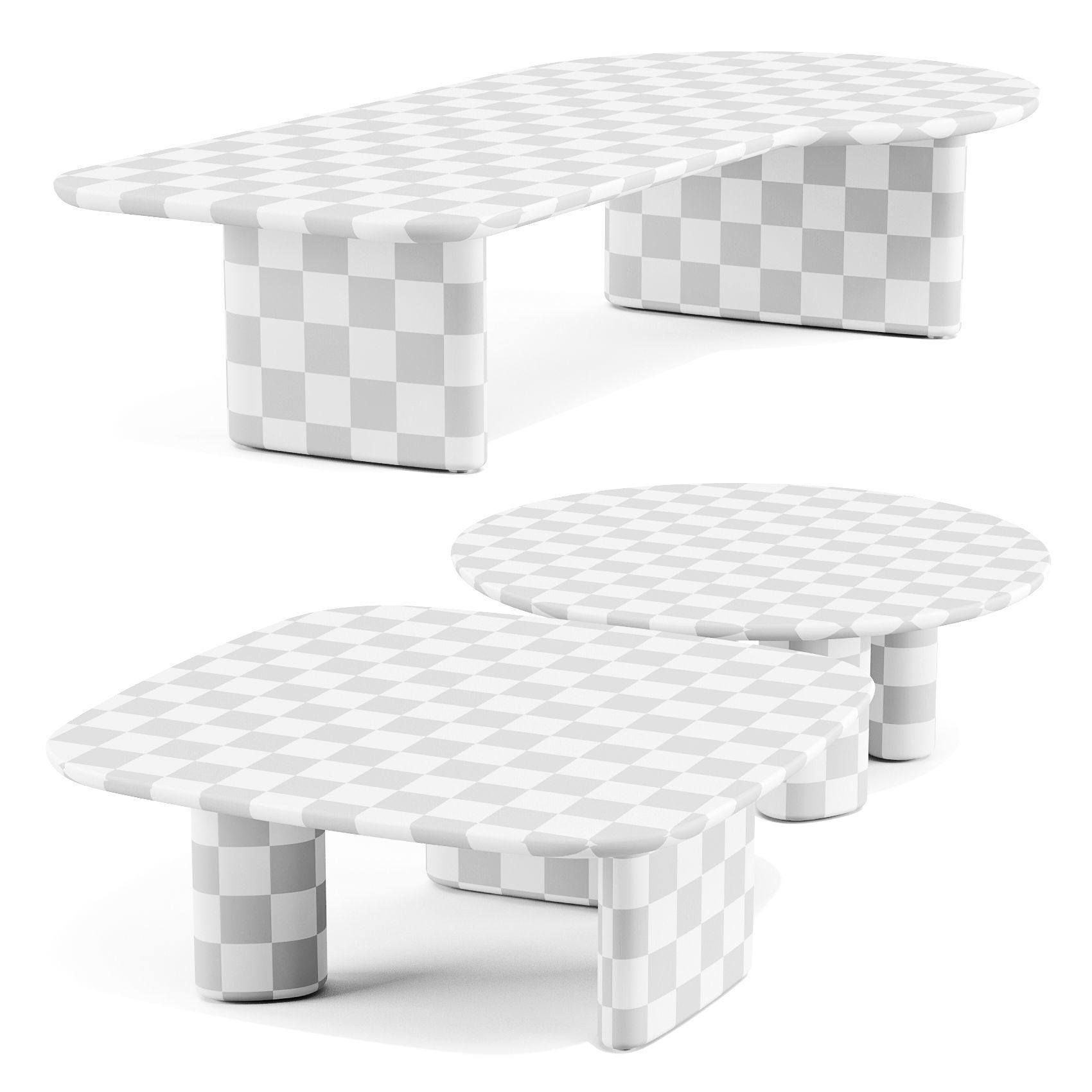 Grado Design Pebble - Coffee Tables 3D model_4