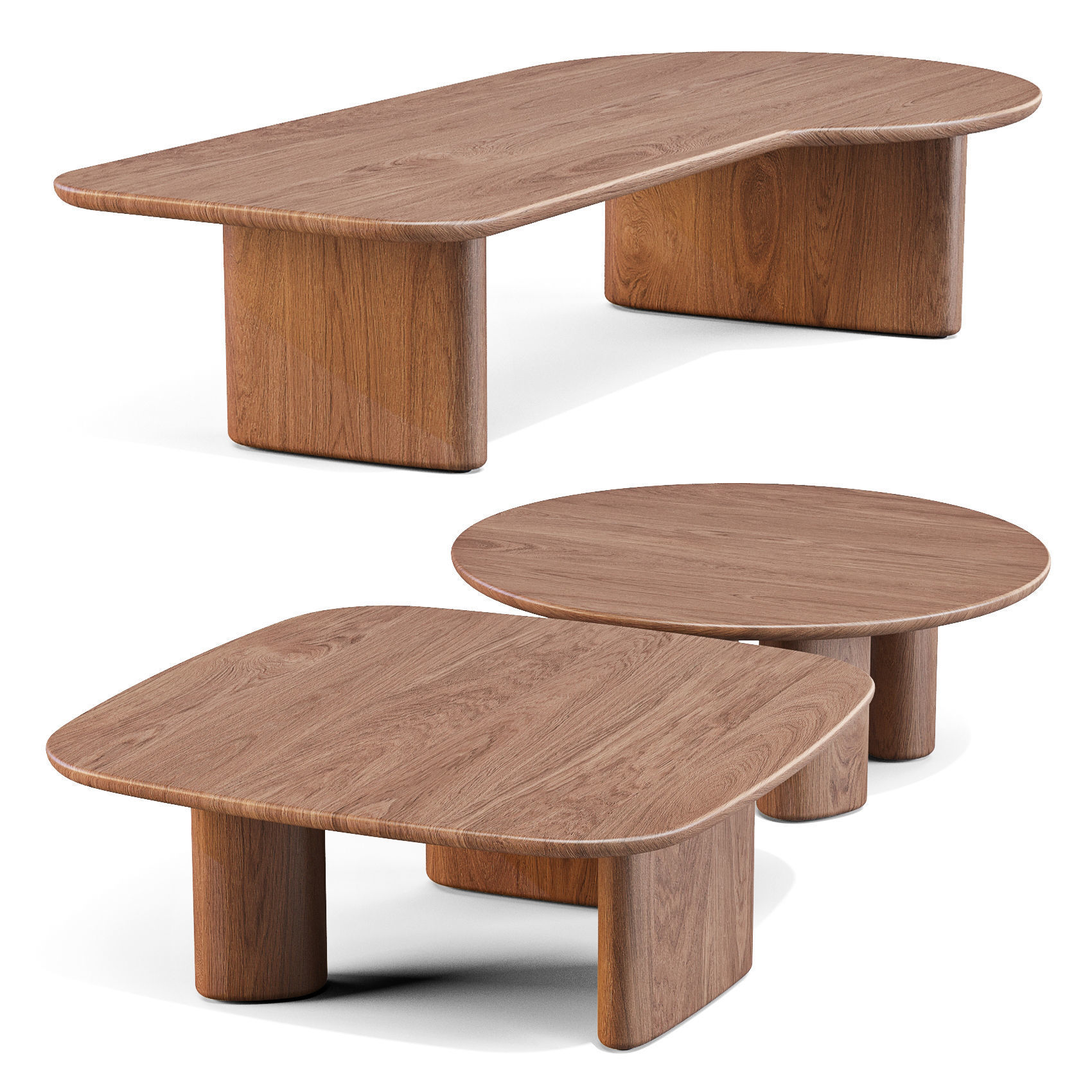 Grado Design Pebble - Coffee Tables 3D model_3