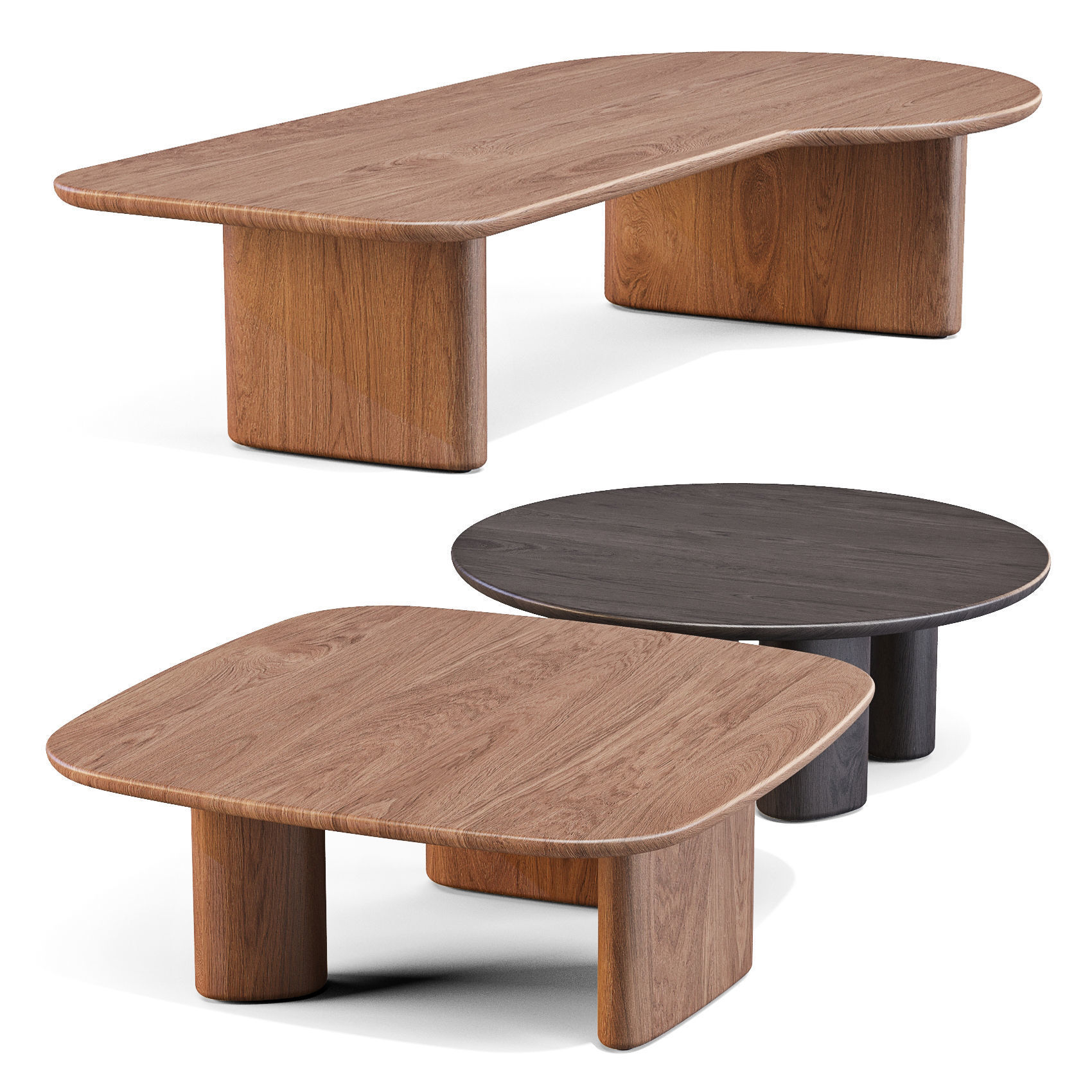 Grado Design Pebble - Coffee Tables 3D model_1
