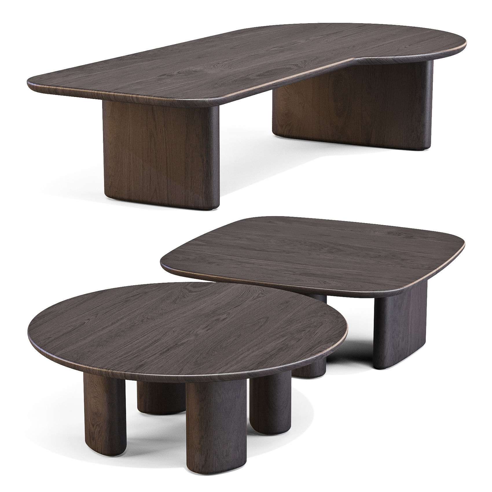 Grado Design Pebble - Coffee Tables 3D model_2