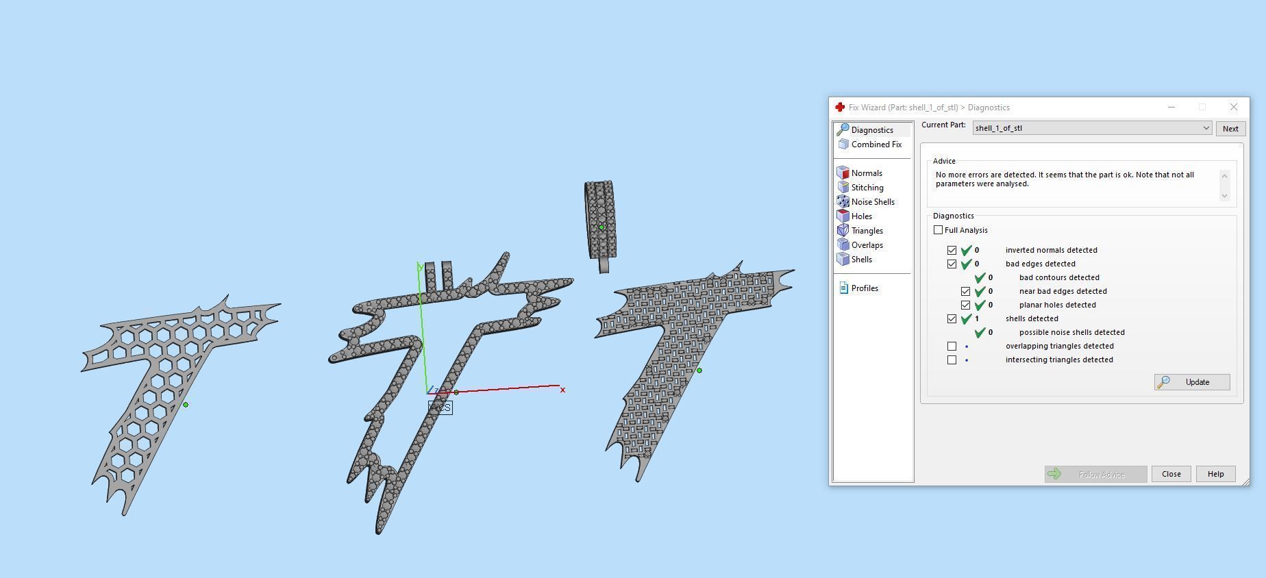 T with baguetes 3D print model_1