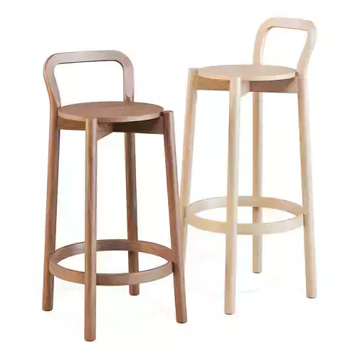 Karimoku Castor P3406B - Bar and Counter Stool