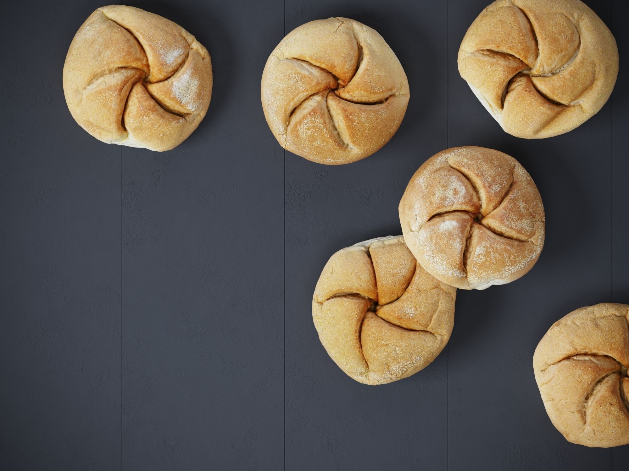 Kaiser Rolls  3D model_4