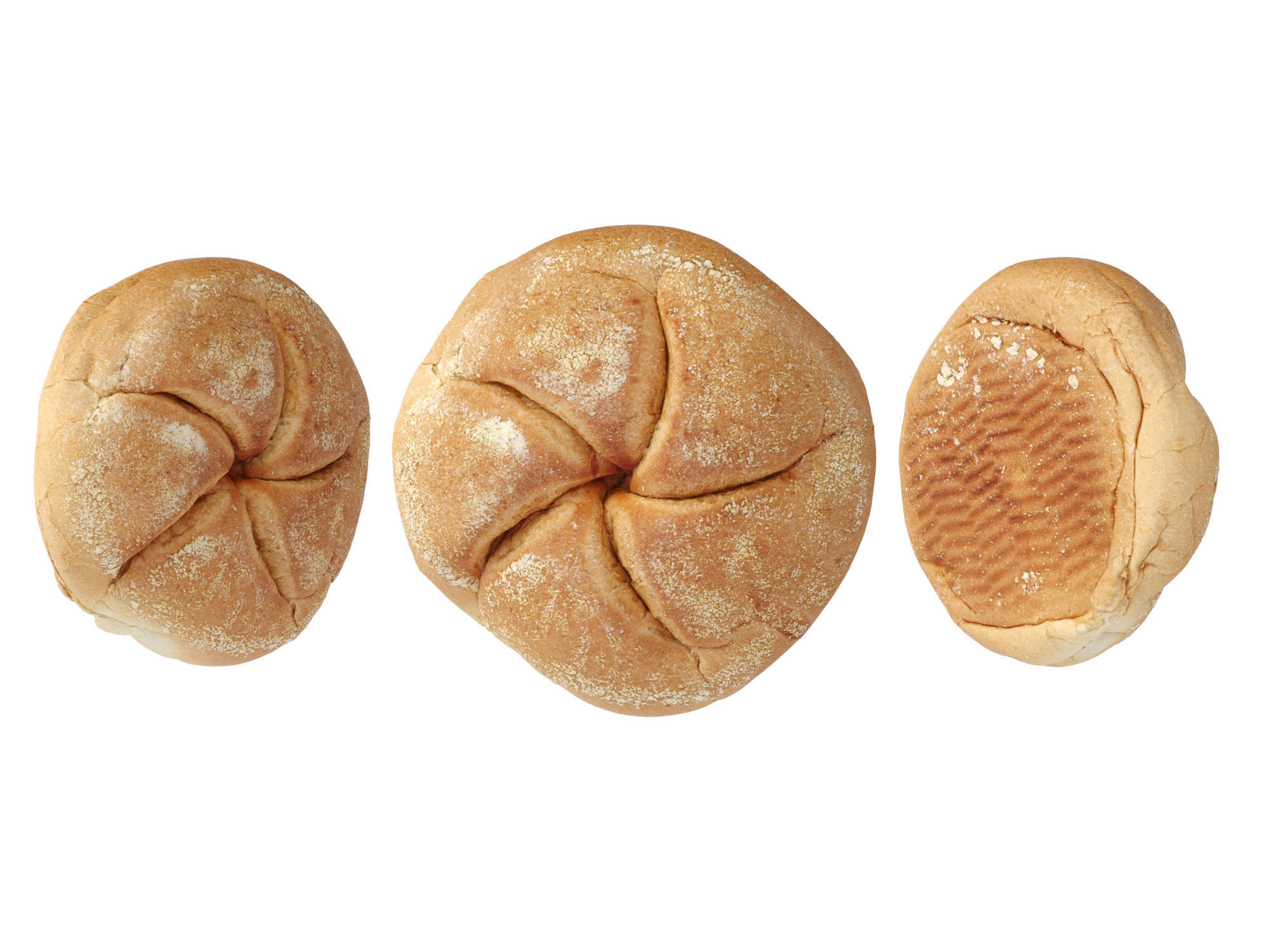 Kaiser Rolls  3D model_9