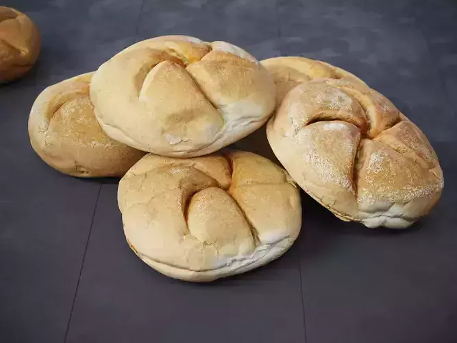Kaiser Rolls  3D model