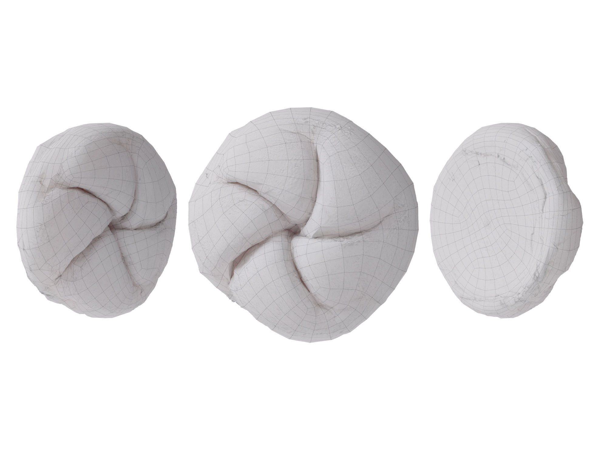 Kaiser Rolls  3D model_14
