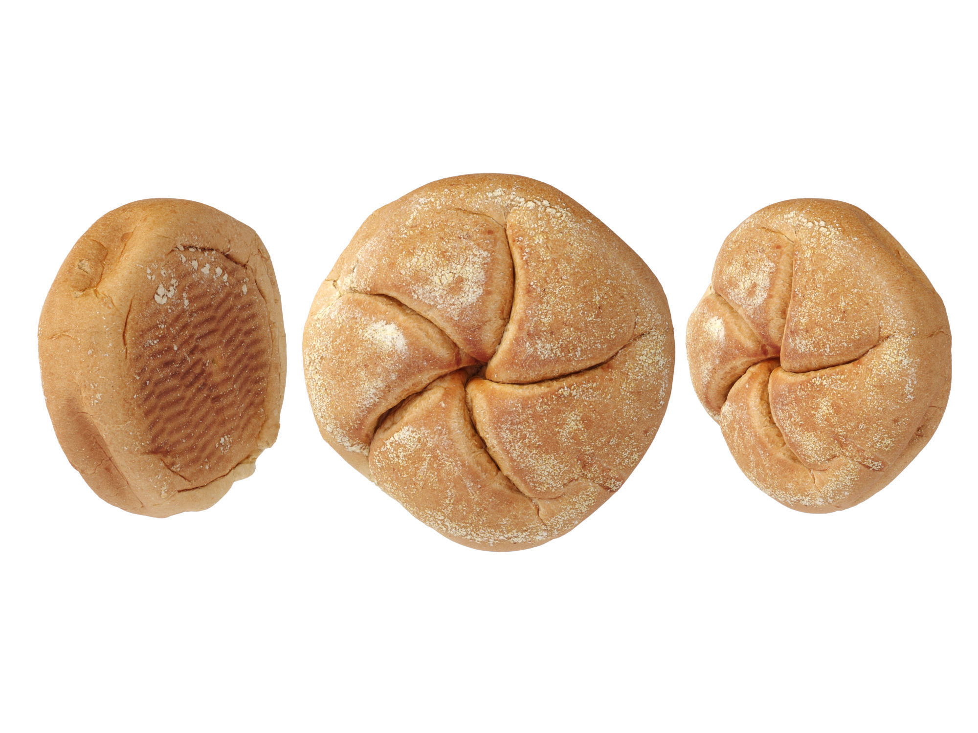 Kaiser Rolls  3D model_8