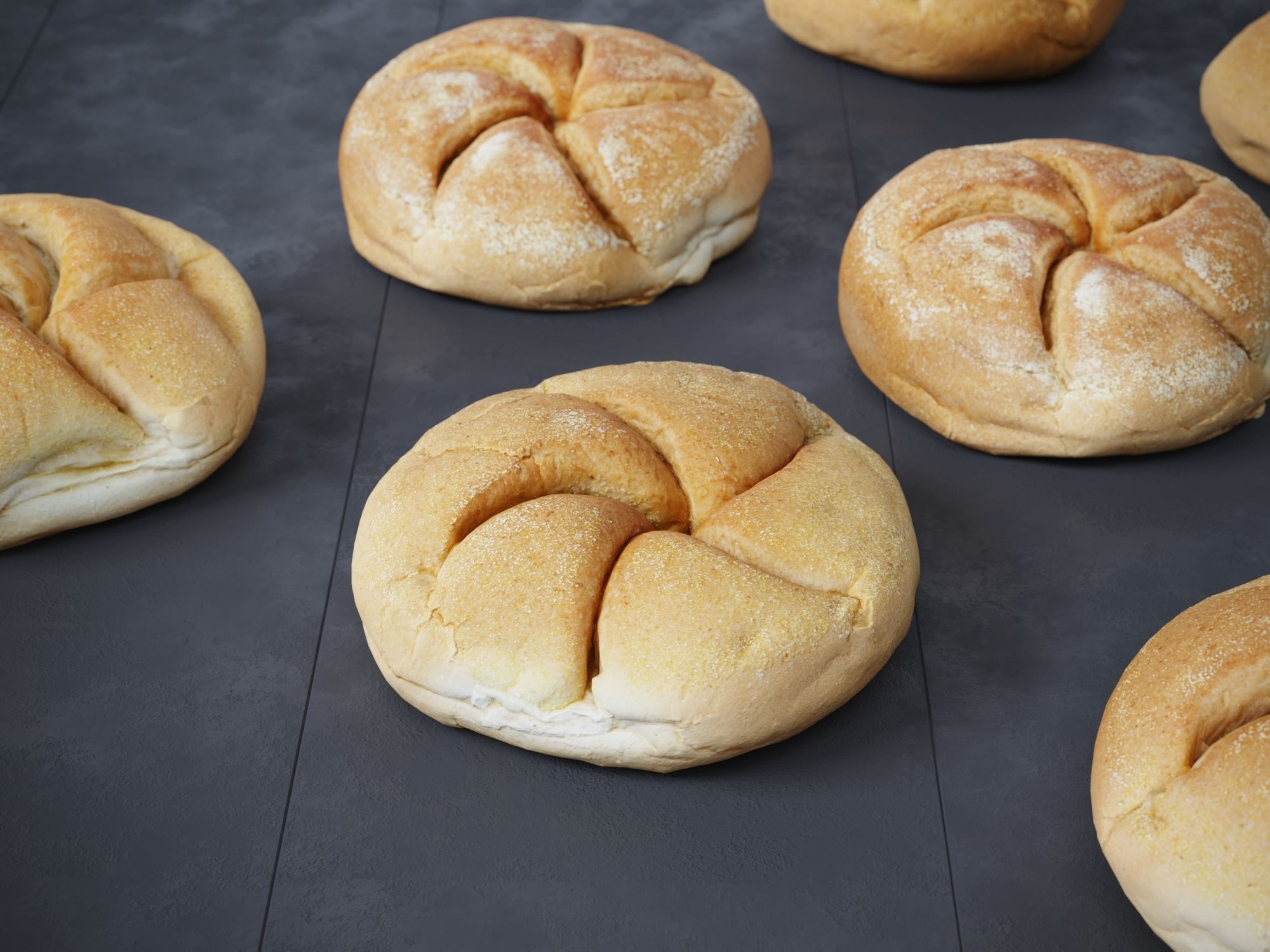 Kaiser Rolls  3D model_3