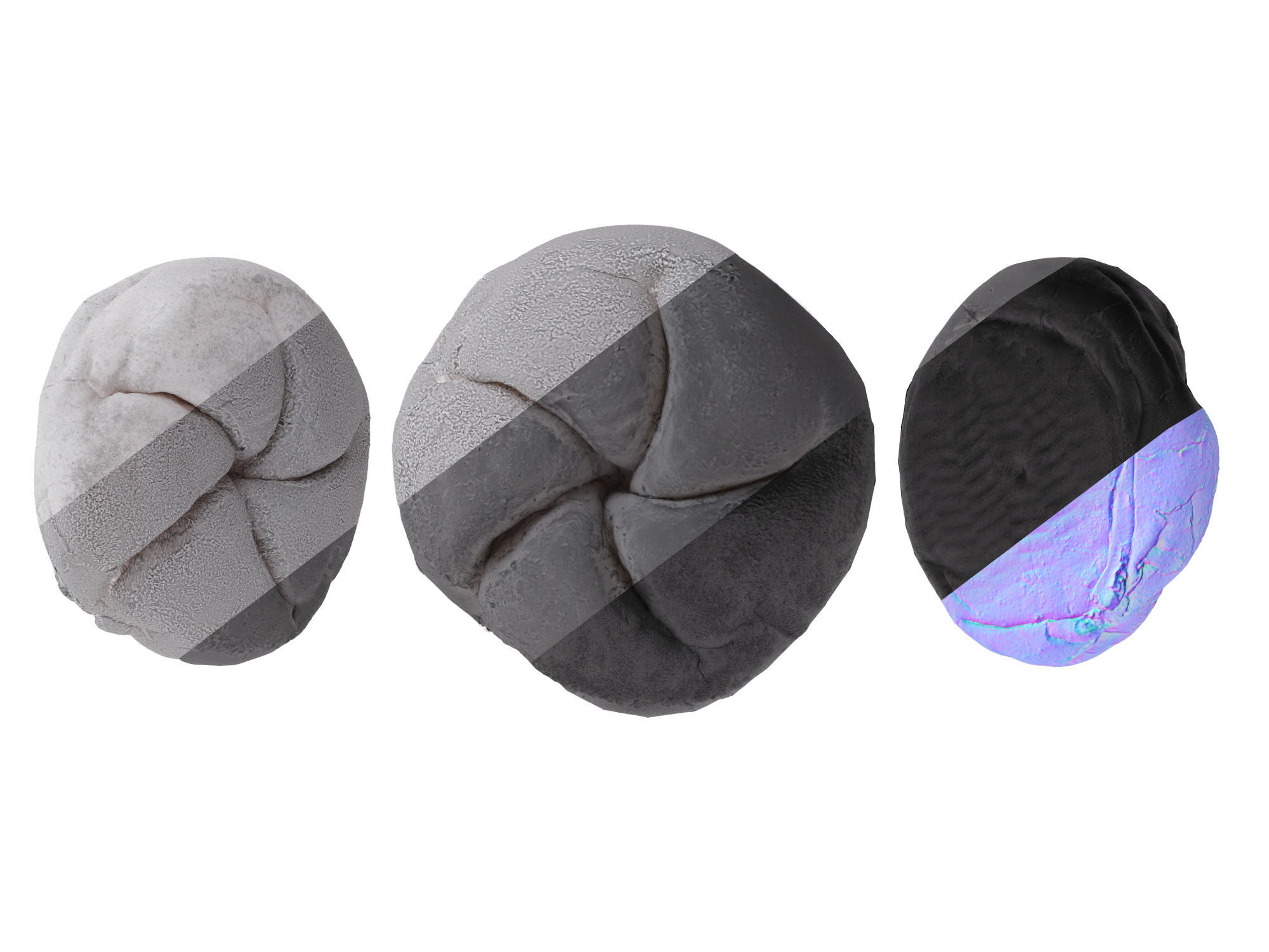 Kaiser Rolls  3D model_17