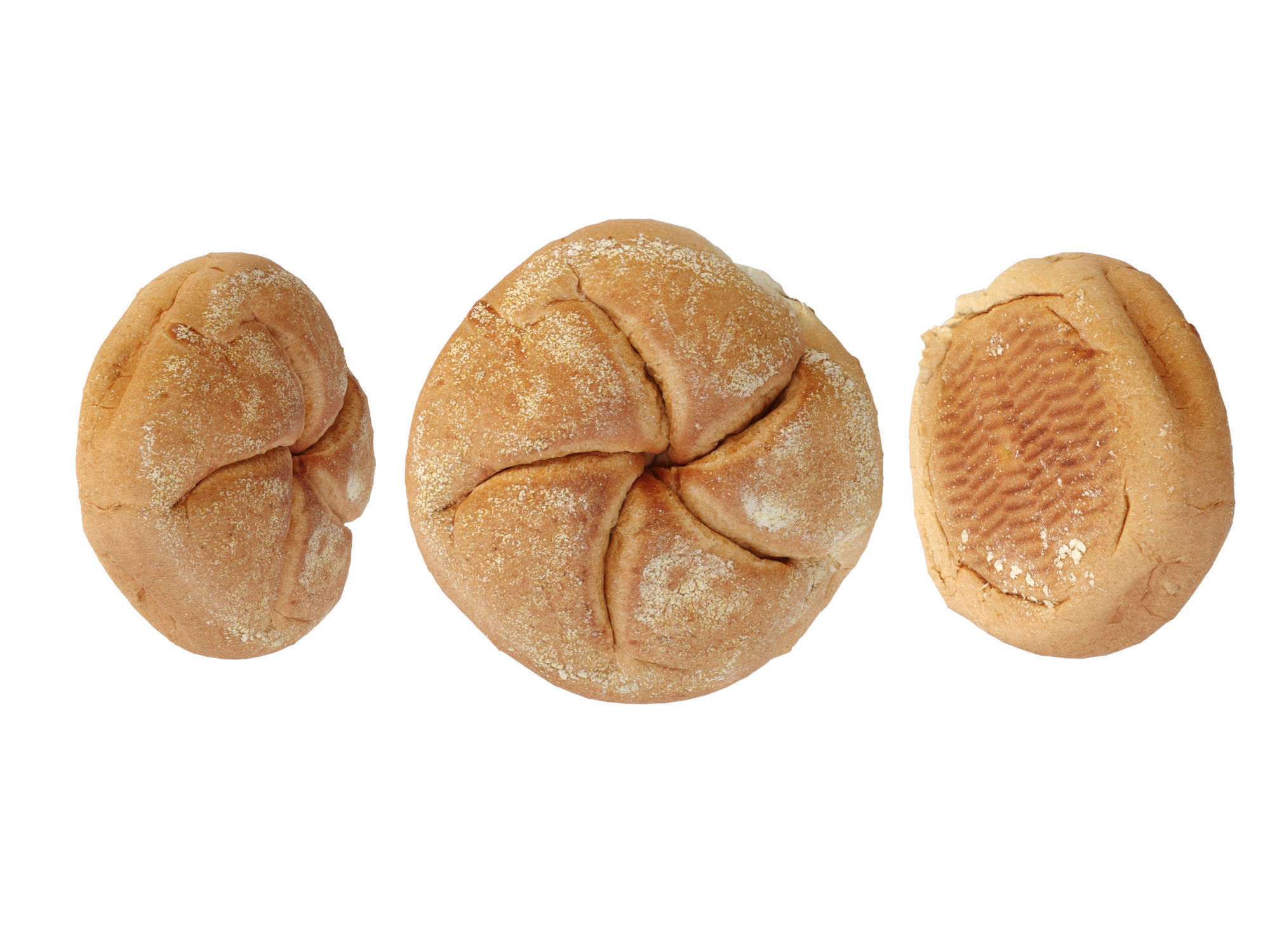 Kaiser Rolls  3D model_5