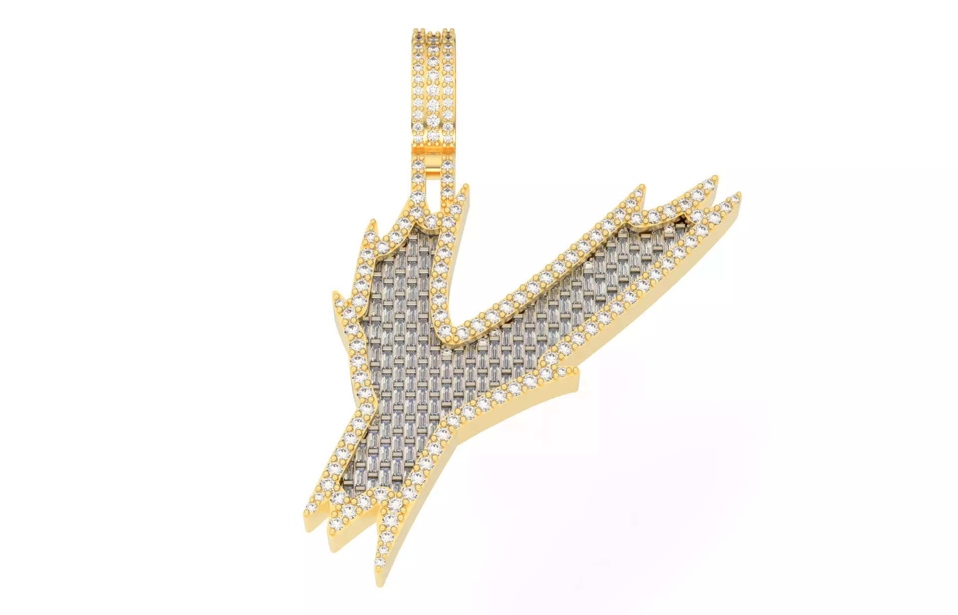 Y with baguetes 3D print model_0