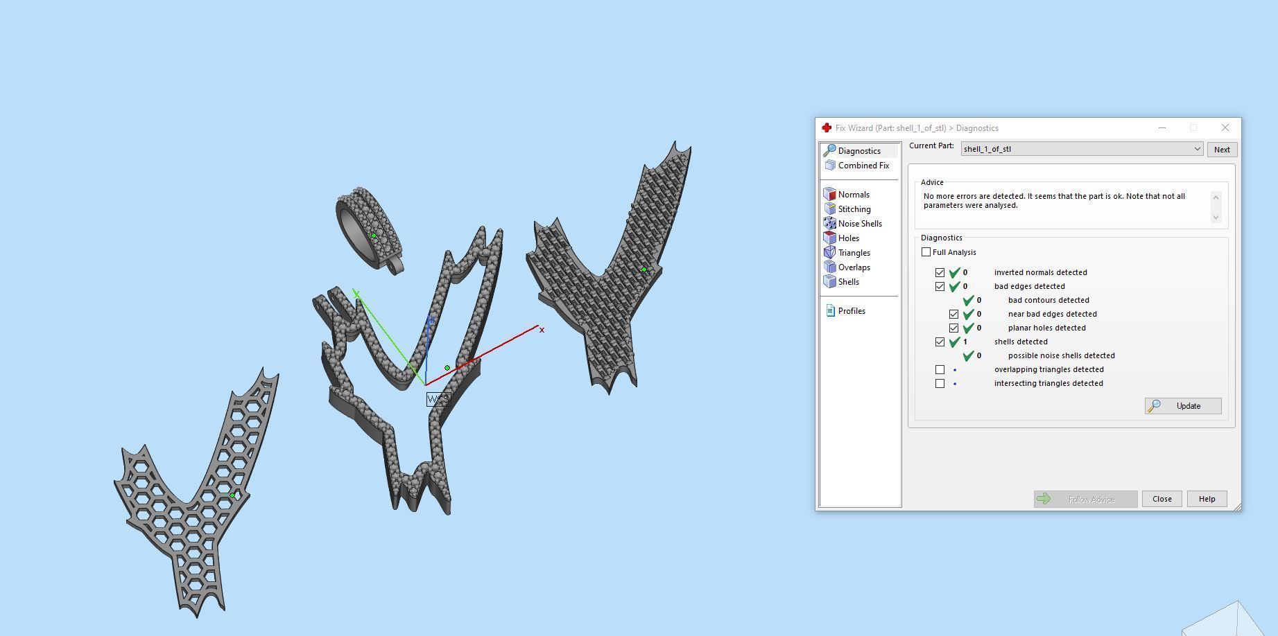 Y with baguetes 3D print model_1