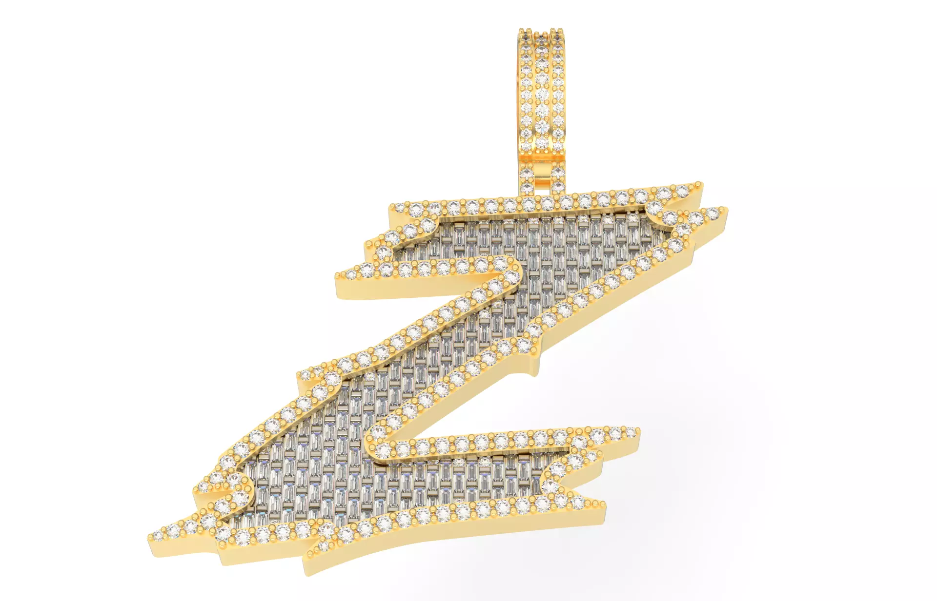 Z with baguetes 3D print model_0