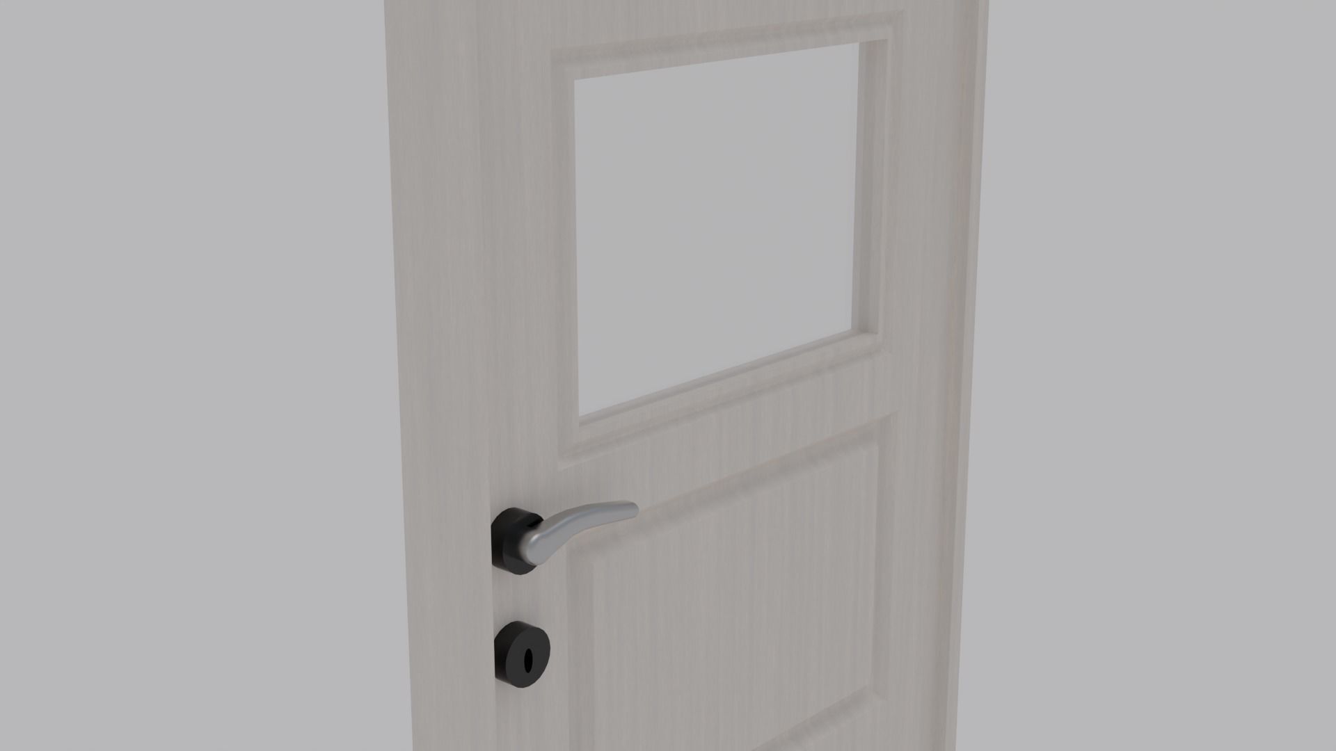 Interior Door V1  3D model_4