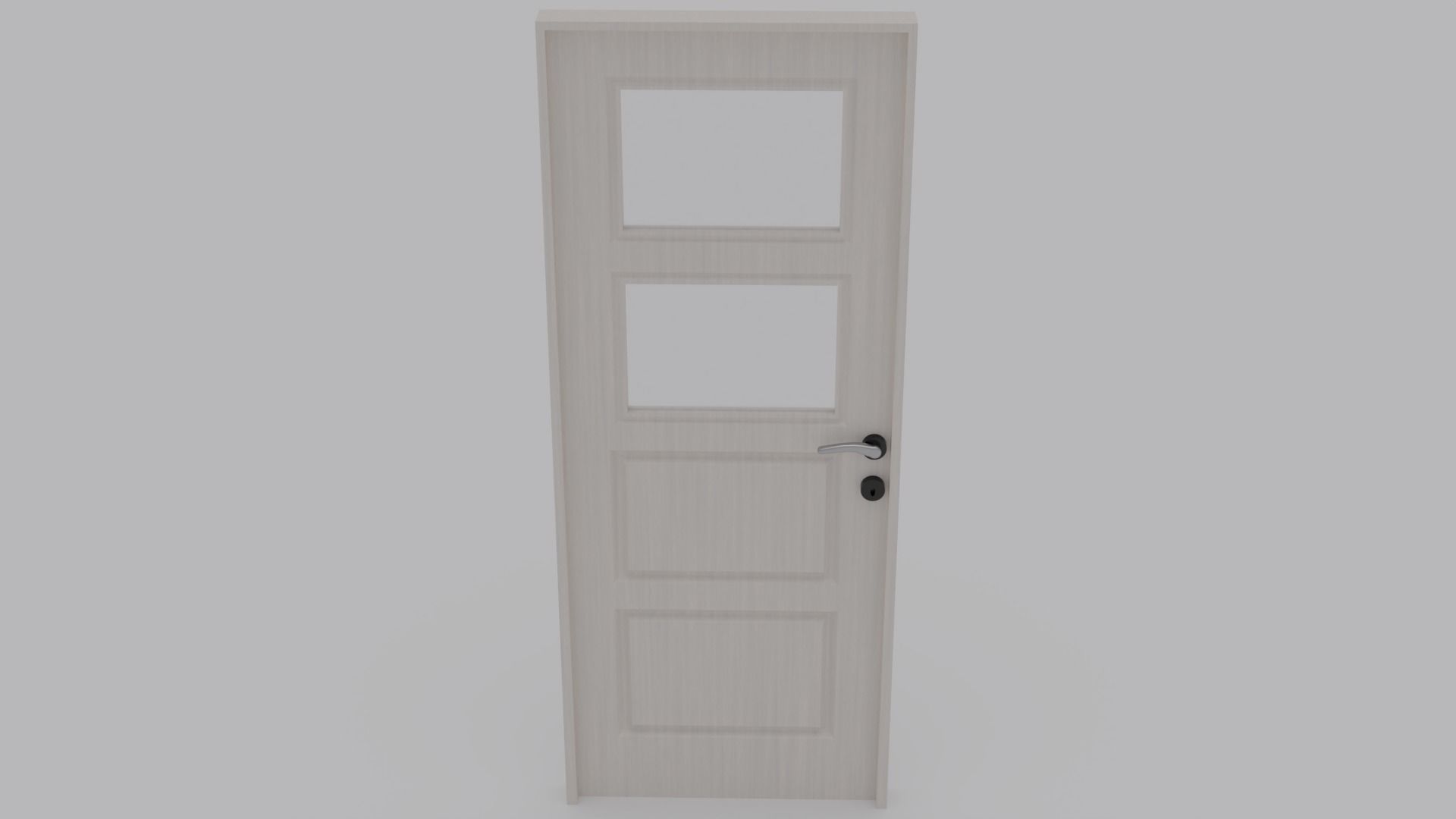 Interior Door V1  3D model_2