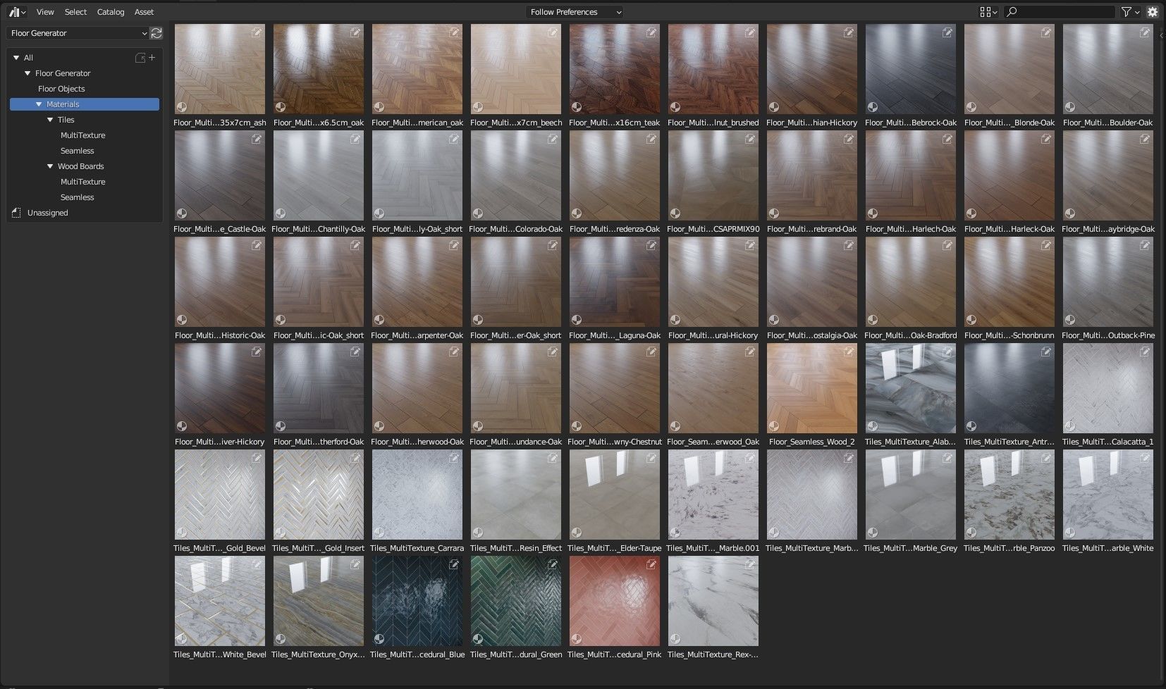 Floor Generator for Blender Low-poly 3D model_11