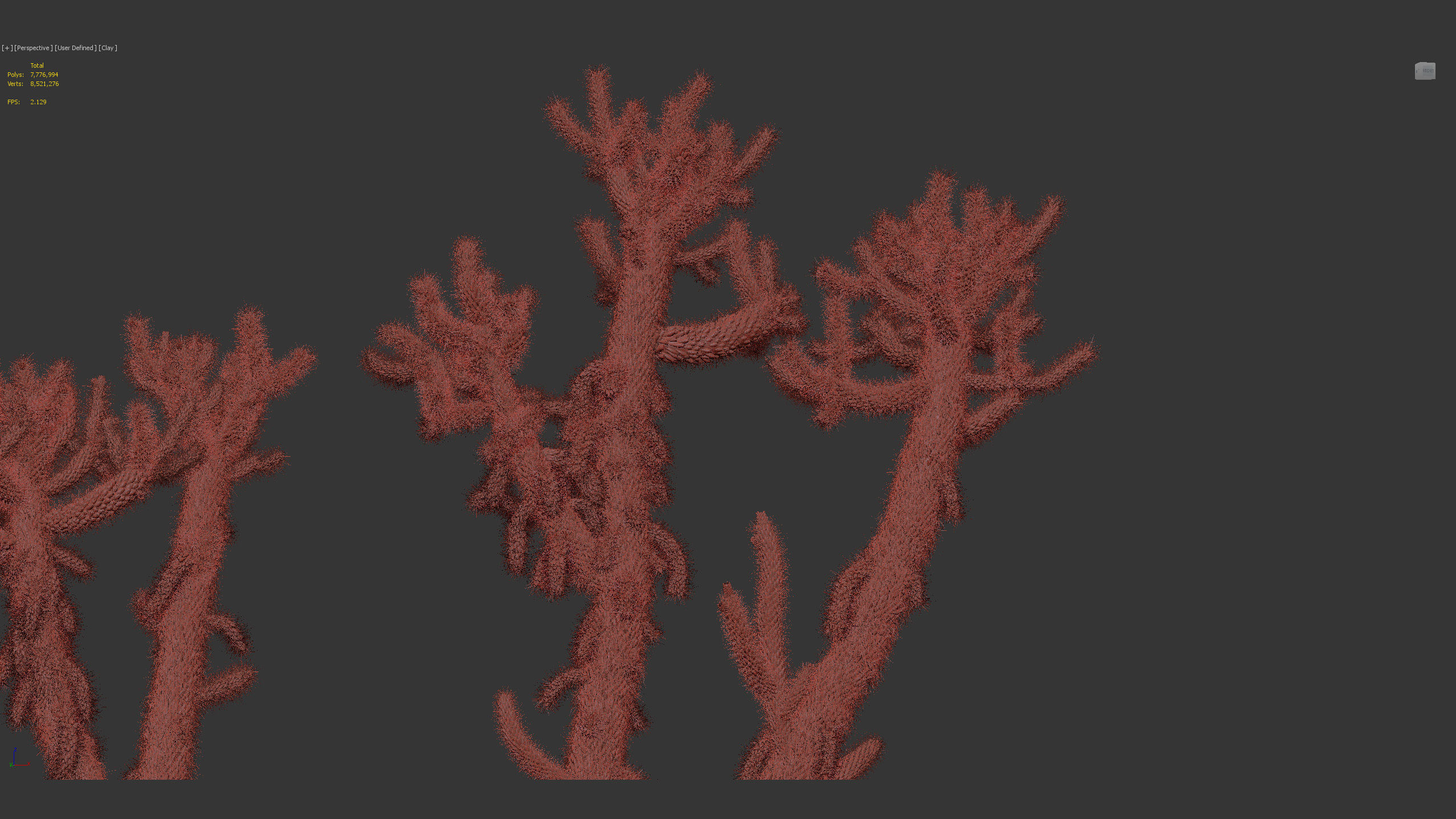Cholla luminance Cylindropuntia imbricata 3D model_10