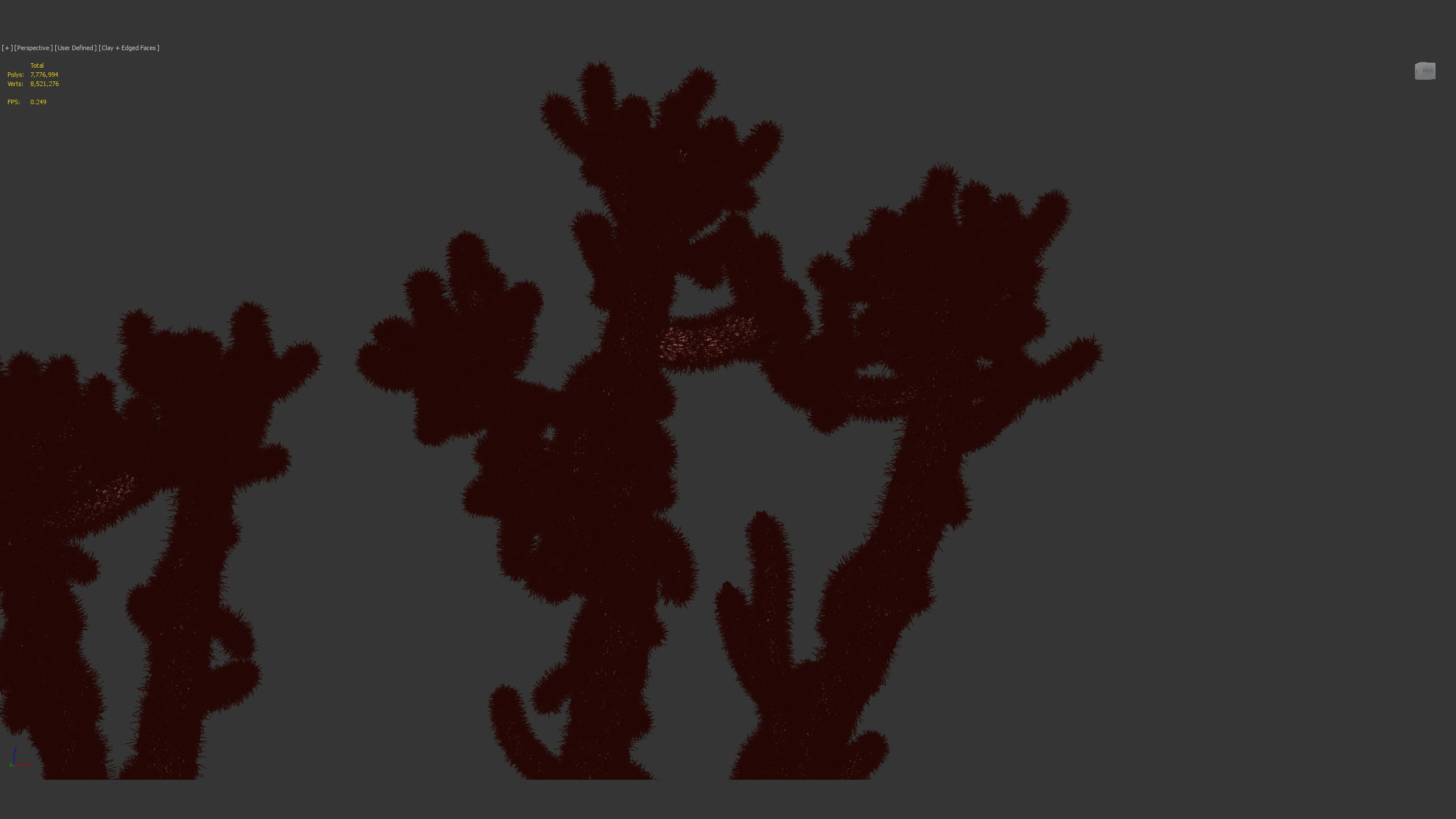 Cholla luminance Cylindropuntia imbricata 3D model_11