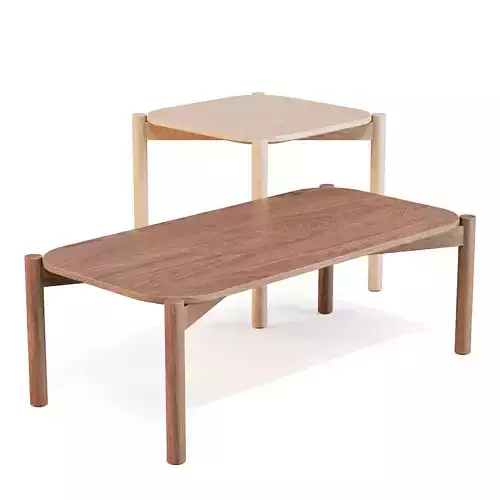 Karimoku Castor - Coffee and Side Table