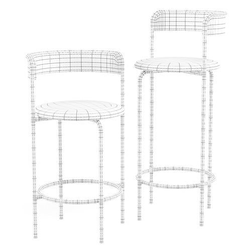 Rove Concepts Ava - Bar and Counter Stool 3D model 6
