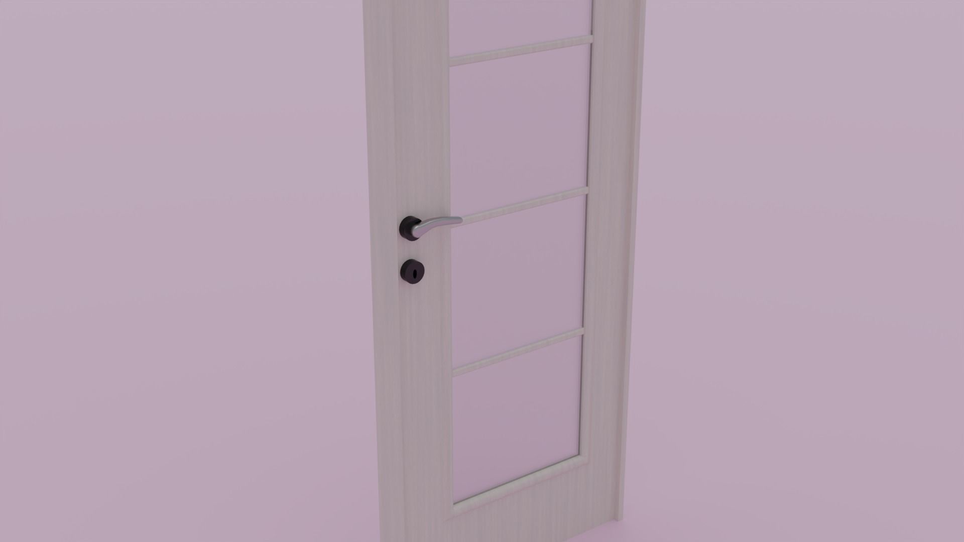 Interior Door V2 3D model_3