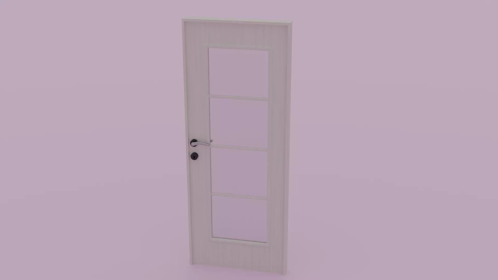 Interior Door V2 3D model_0