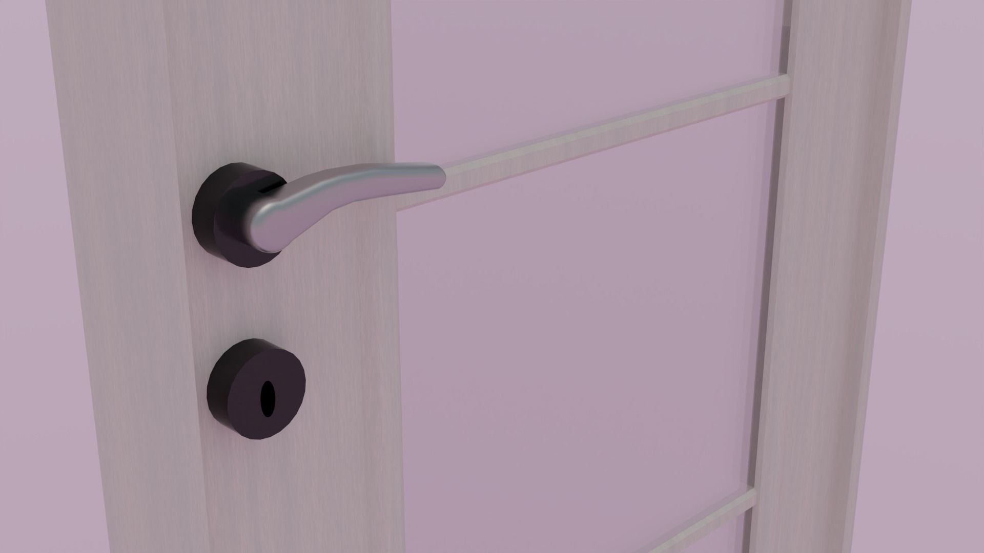 Interior Door V2 3D model_5