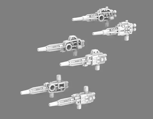 Blaster accessories for POTP Dreadwind and Blackwing 