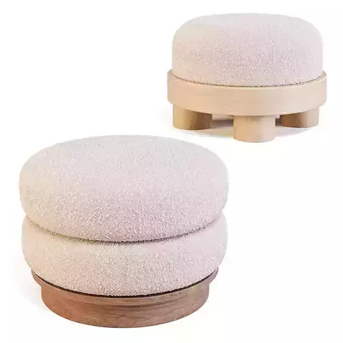 Emmanuelle Simon Nomad and Split - Pouf