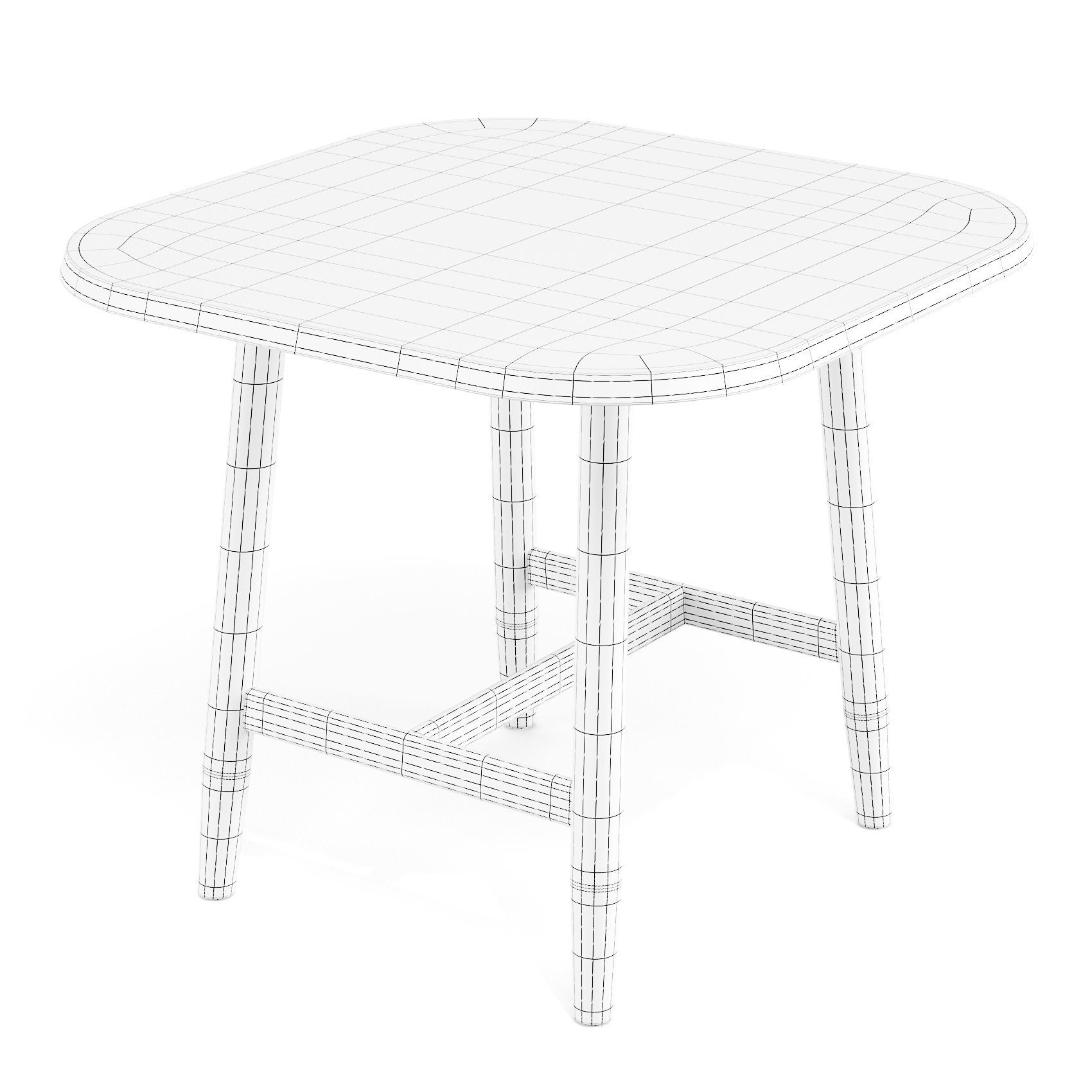 Alki Kimua - Dining Tables 3D model_4