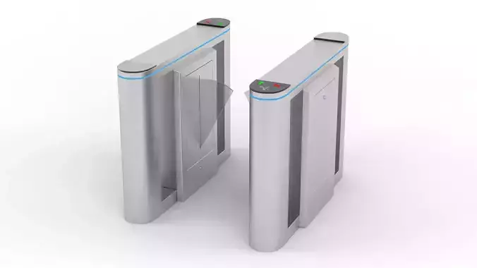 Turnstile Gate 3D model