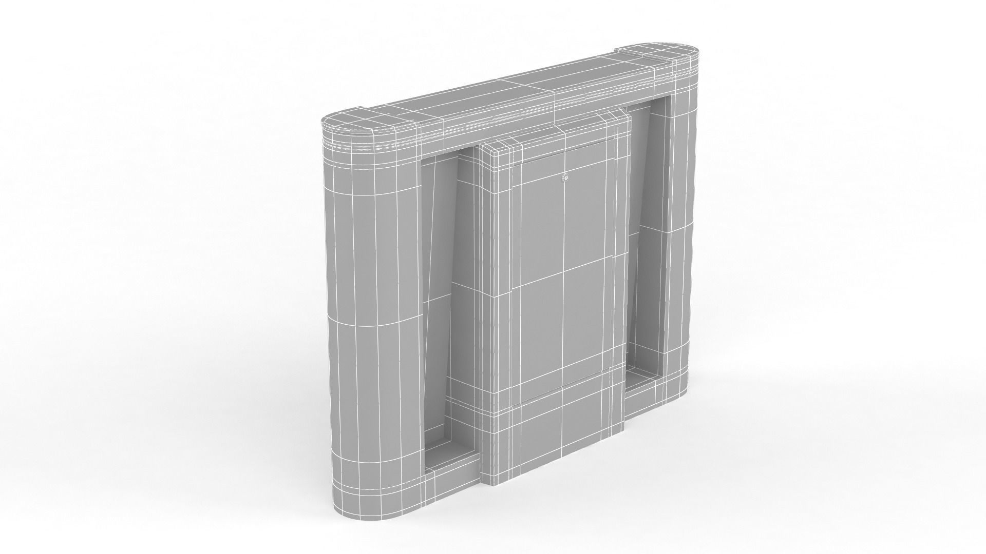 Turnstile Gate 3D model_9