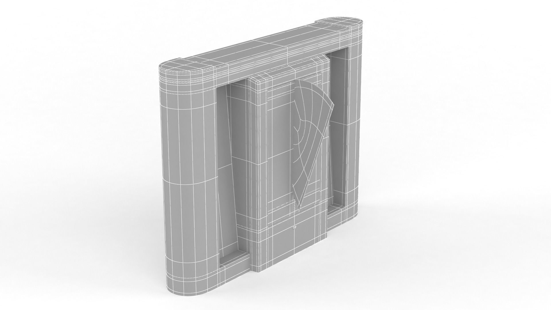 Turnstile Gate 3D model_11