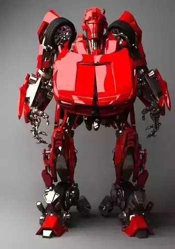IronHide robot 3D model
