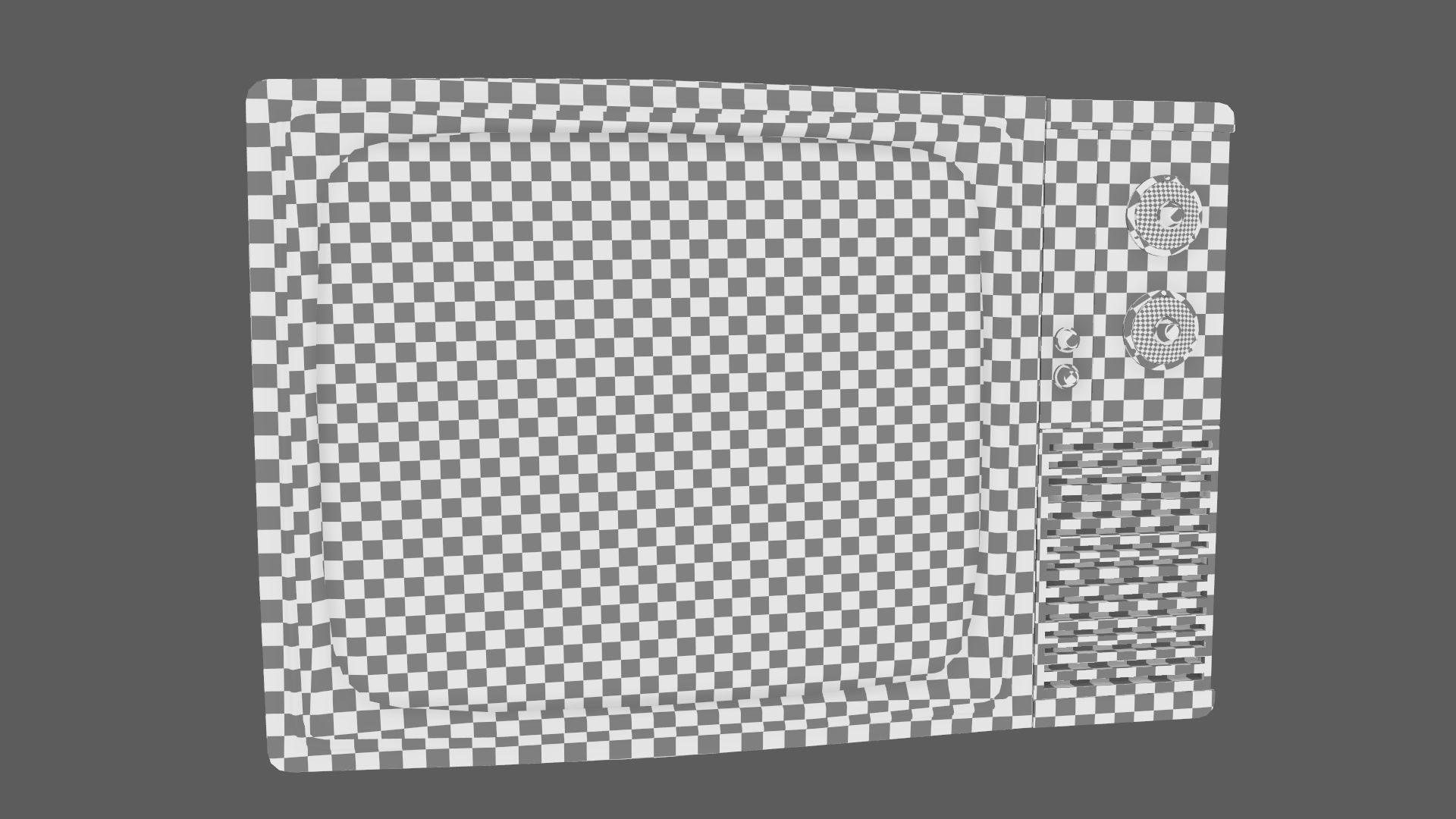 1970s Style Tv Old Tv Vintage Tv Retro Tv 3D model_17