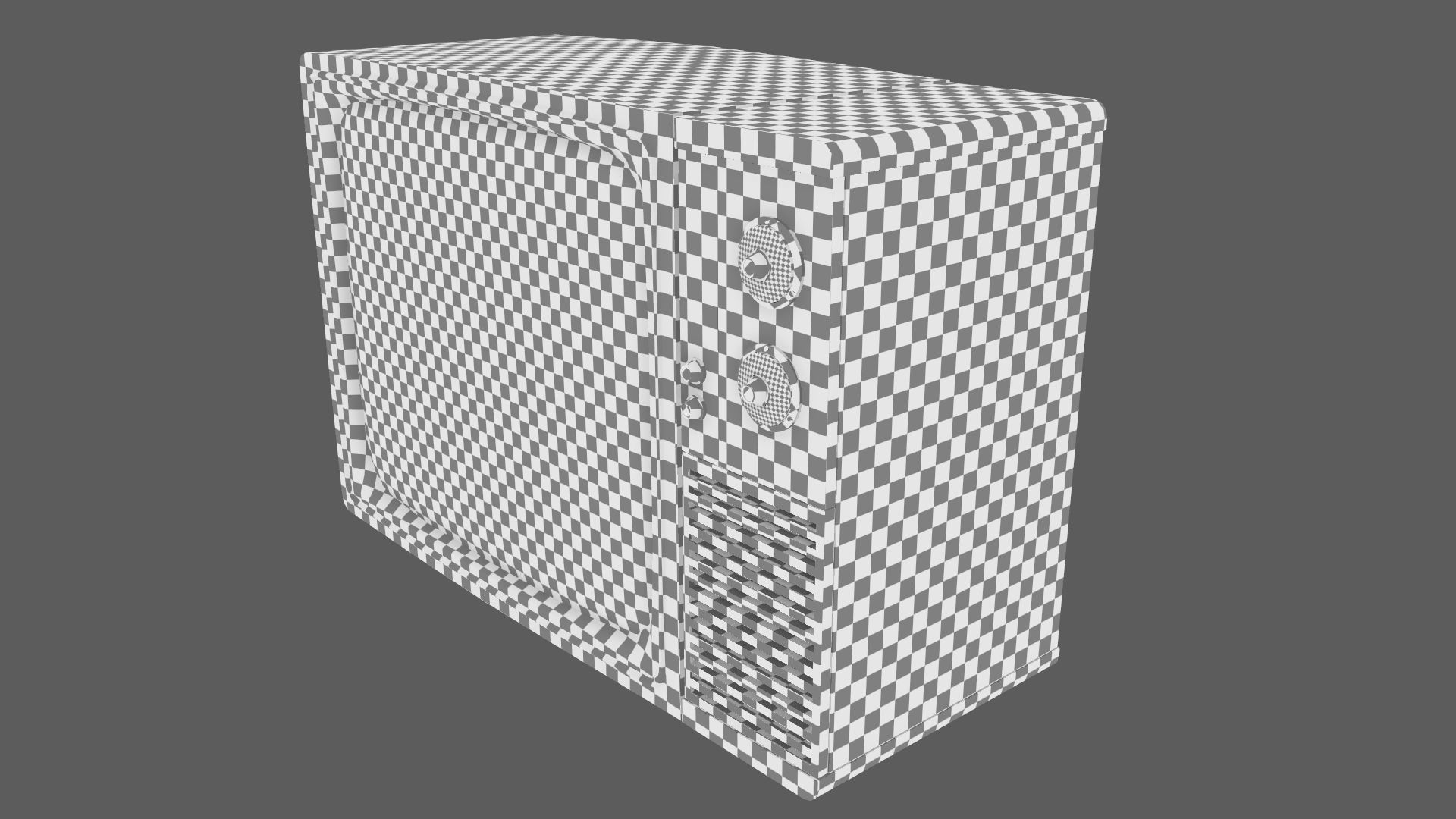 1970s Style Tv Old Tv Vintage Tv Retro Tv 3D model_18